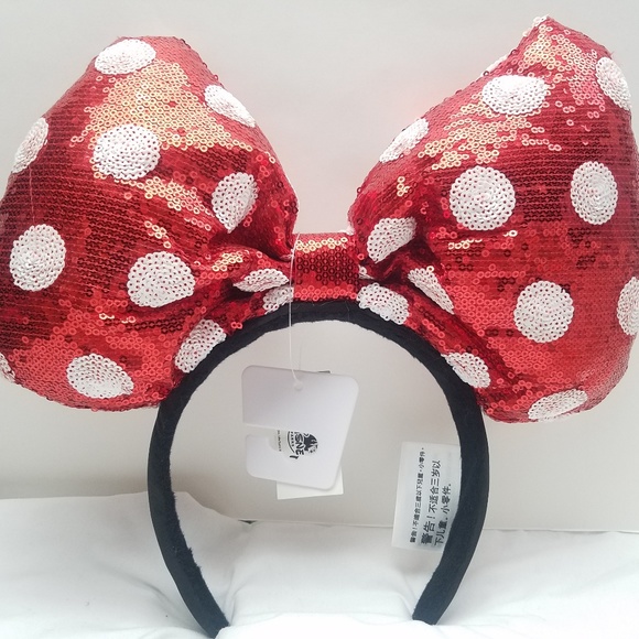Jumbo Large Black Pink Mouse Ears Costume Accessory Mickey Headband